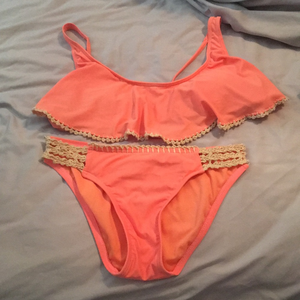 Orange bikini